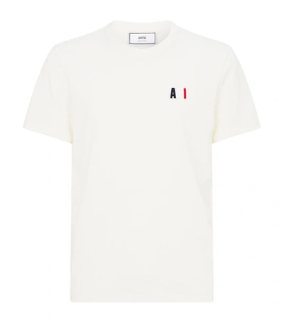 Shop Ami Alexandre Mattiussi Ami Logo T-shirt