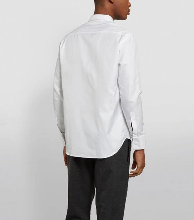 Shop Maison Margiela Herringbone Bib Shirt