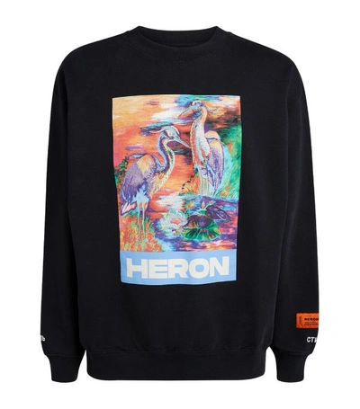 Shop Heron Preston Multicoloured Heron Sweatshirt