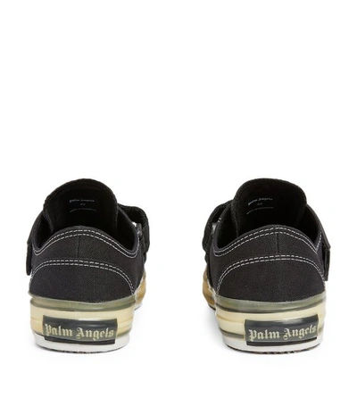 Shop Palm Angels Canvas Logo Sneakers