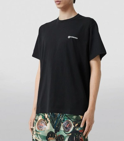 Shop Burberry Location Print T-shirt