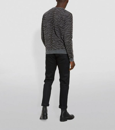 Shop Saint Laurent Cotton Sweatshirt