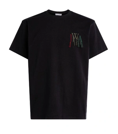 Shop Jw Anderson Embroidered Logo T-shirt