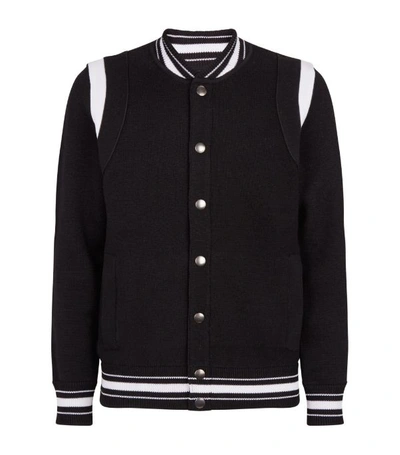 Shop Givenchy Knitted Bomber Jacket