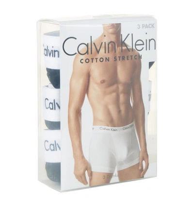 Shop Calvin Klein Cotton Stretch Trunks (pack Of 3) In Multi