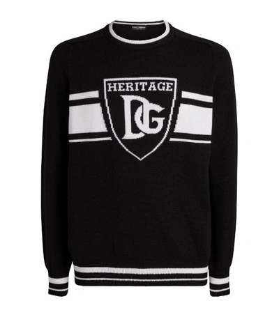 Shop Dolce & Gabbana Cashmere Logo Sweater