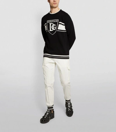 Shop Dolce & Gabbana Cashmere Logo Sweater