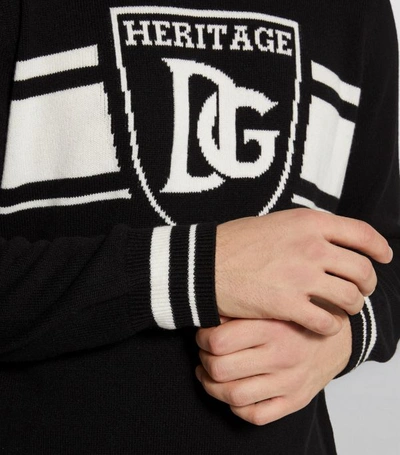 Shop Dolce & Gabbana Cashmere Logo Sweater