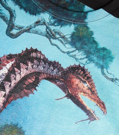 Shop Valentino Dragons Garden Print T-shirt