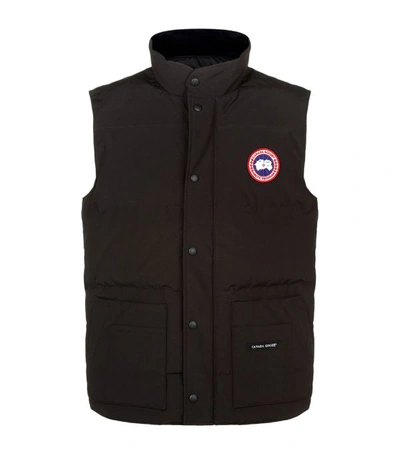 Shop Canada Goose Freestyle Crew Gilet In Black