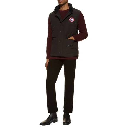 Shop Canada Goose Freestyle Crew Gilet In Black