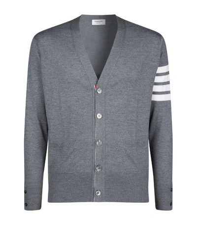 Shop Thom Browne Wool 4-bar Cardigan