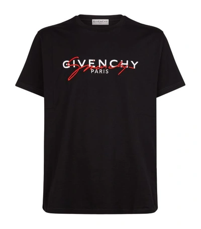 Shop Givenchy Signature Logo T-shirt