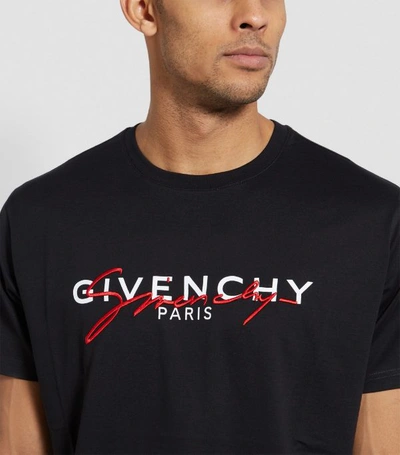 Shop Givenchy Signature Logo T-shirt