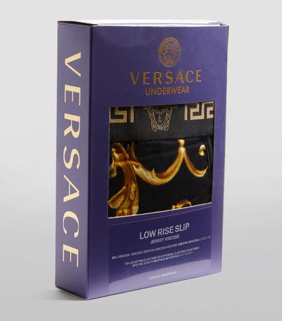 Shop Versace Baroque Briefs