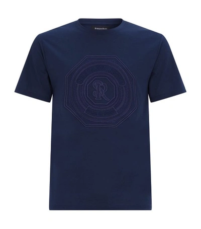 Shop Stefano Ricci Embroidered-emblem T-shirt