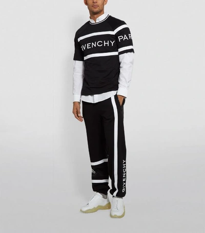 Shop Givenchy Contrast Logo Sweatpants