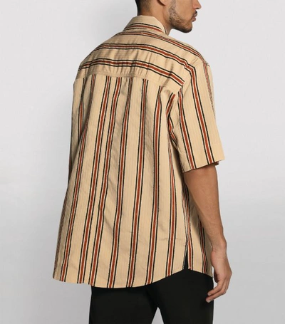 Shop Song For The Mute Stripe Military Shirt