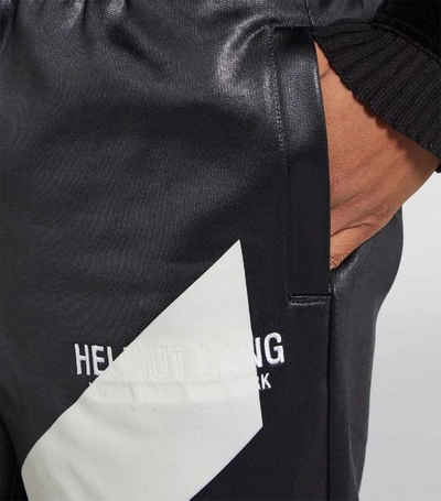 Shop Helmut Lang Coated Sash Sweatpants