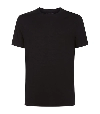 Shop Derek Rose Basel Lounge T-shirt In Black