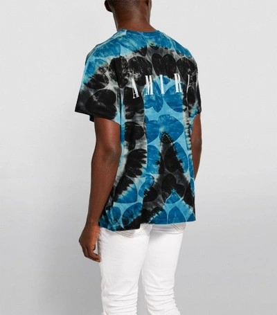 Shop Amiri Tie-dye Heart T-shirt