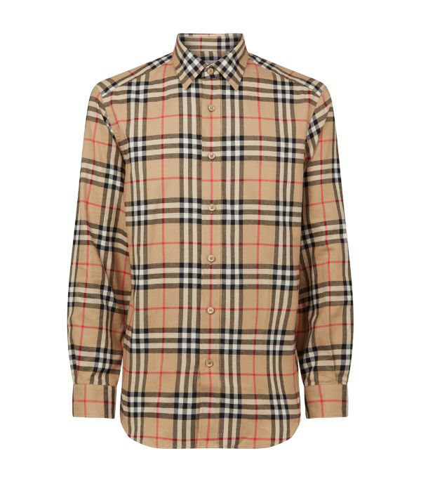the burberry button up