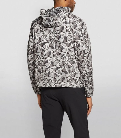 Shop Fendi Abstract Print Windbreaker Jacket