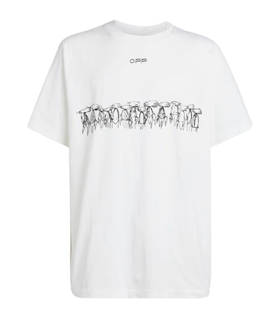 Shop Off-white X Futura Arrows Logo T-shirt