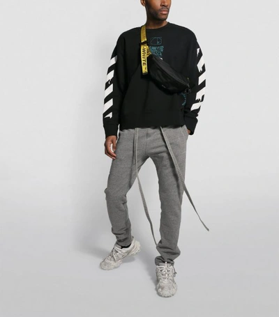 Shop Off-white Dripping Arrows Cotton Sweatshirt