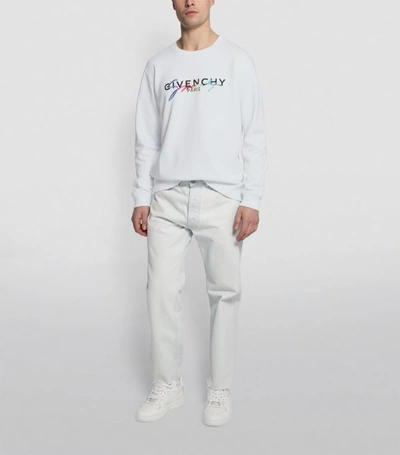 Shop Givenchy Rainbow Signature Logo Sweatshirt