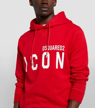 Shop Dsquared2 Cotton Icon Hoodie