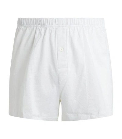 Shop Hanro Cotton Boxer Shorts