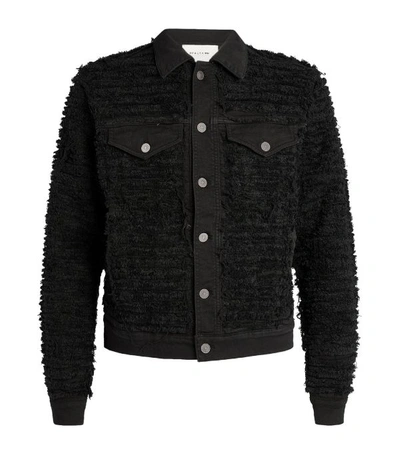 Shop Alyx 1017  9sm X Blackmeans Shredded Denim Jacket