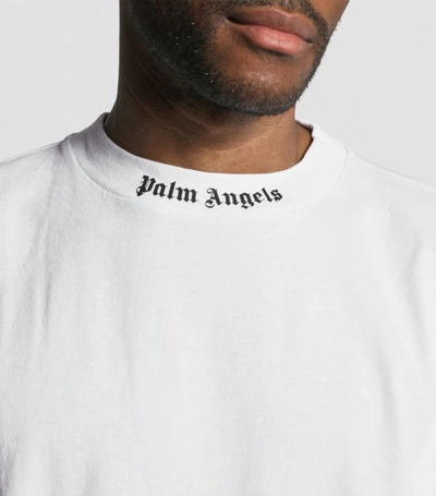 Shop Palm Angels Oversized Logo T-shirt