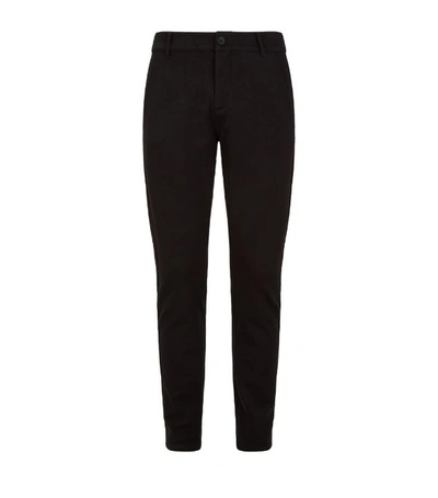 Shop Paige Slim-fit Stretch Trousers In Black