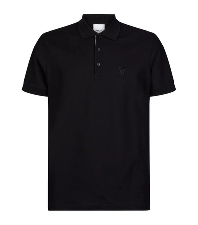 Shop Burberry Monogram Piqué Polo Shirt