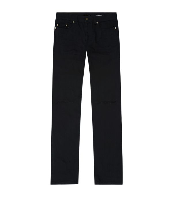 saint laurent ripped knee jeans