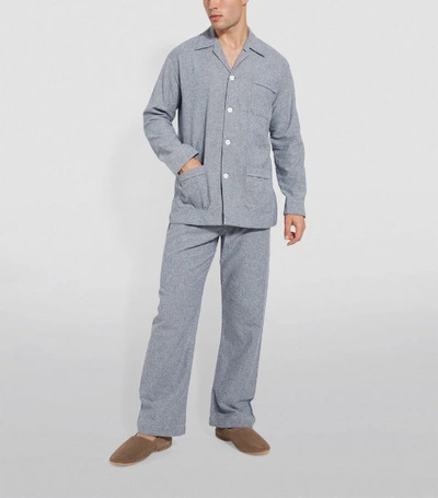 Shop Derek Rose Kelburn Cotton Pyjama Set