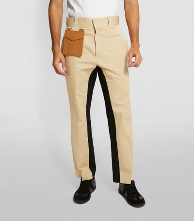 Shop Palm Angels Contrast Pocket Trousers