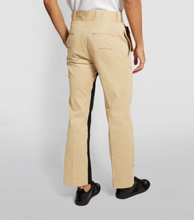 Shop Palm Angels Contrast Pocket Trousers