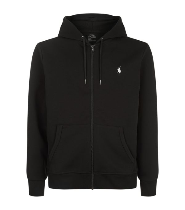 black polo zip up jacket