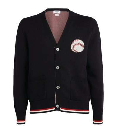 Shop Thom Browne Baseball Cardigan