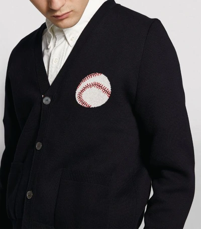 Shop Thom Browne Baseball Cardigan