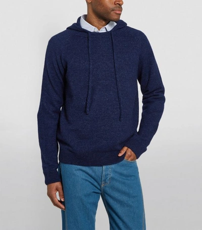 Shop Lanvin Knitted Hoodie