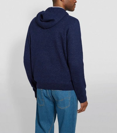 Shop Lanvin Knitted Hoodie
