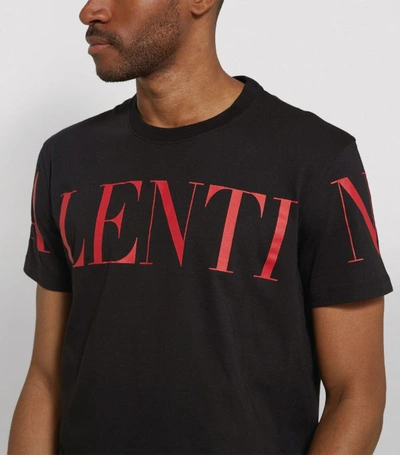 Shop Valentino Logo Print T-shirt