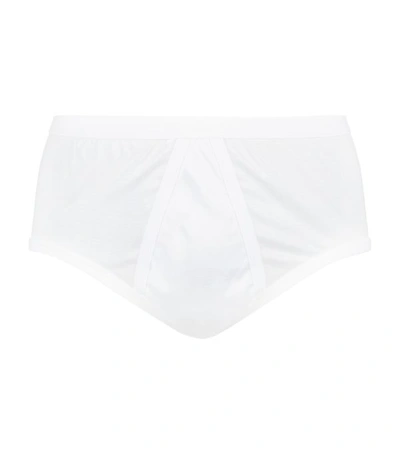 Shop Zimmerli 252 Royal Classic Briefs In White