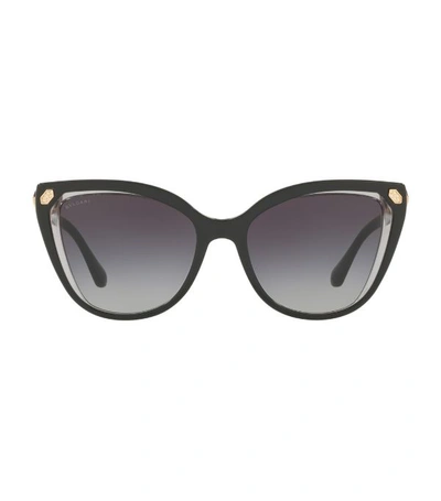 Shop Bvlgari Serpenti Cat Eye Sunglasses