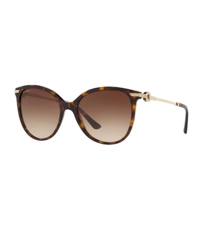 Shop Bvlgari Serpenti Butterfly Sunglasses