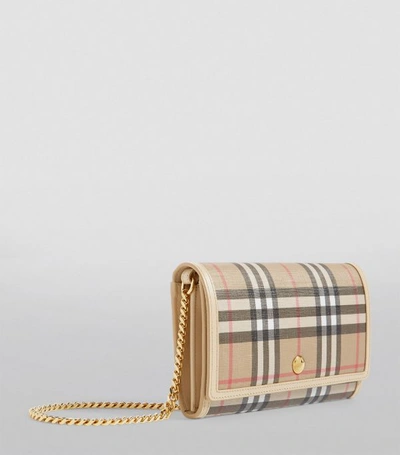 Shop Burberry Vintage Check Chain Wallet